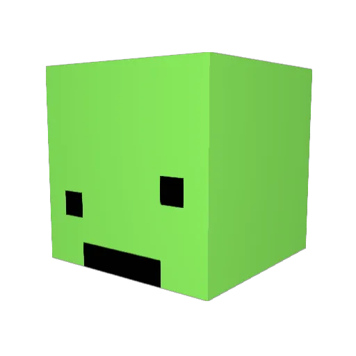 KindredGravy9 Minecraft avatar head, 3D render