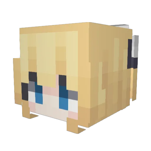 KindredGrival Minecraft avatar head, 3D render