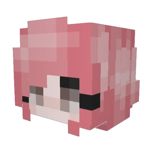 Kindred_01 Minecraft avatar head, 3D render