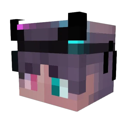 Kine811 Minecraft avatar head, 3D render