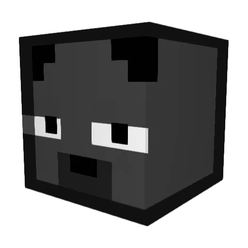 KineManGG Minecraft avatar head, 3D render