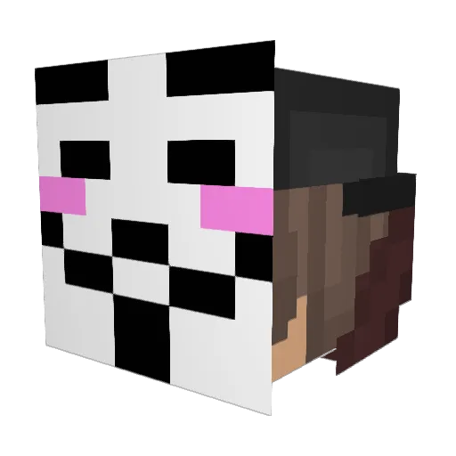 Kinetic_Pascal Minecraft avatar head, 3D render
