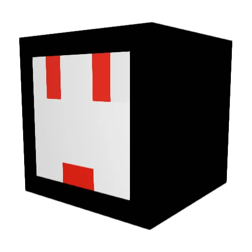 Kinfanan Minecraft avatar head, 3D render