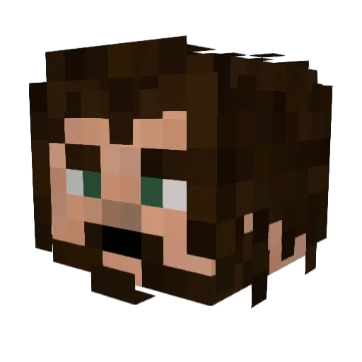 King0fGondor Minecraft avatar head, 3D render