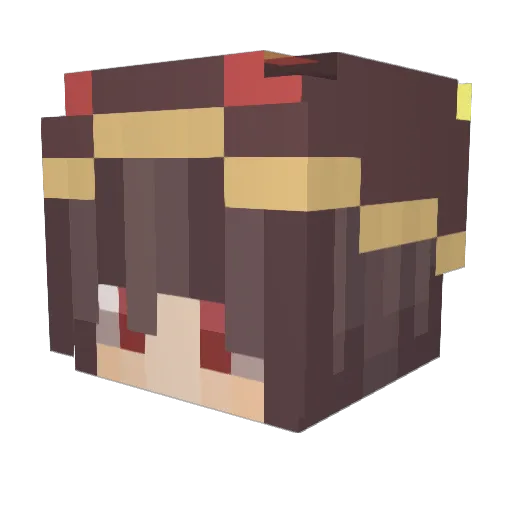 King11_11 Minecraft avatar head, 3D render