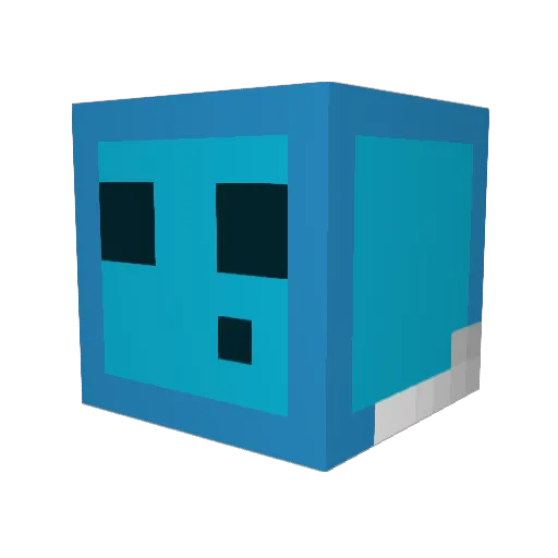 King1safety Minecraft avatar head, 3D render