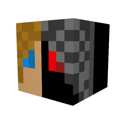 King32109 Minecraft avatar head, 3D render