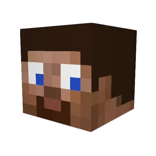 King936 Minecraft avatar head, 3D render