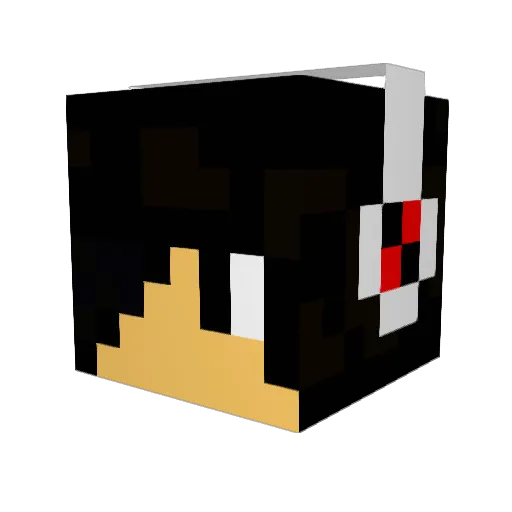 KingAaron97 Minecraft avatar head, 3D render