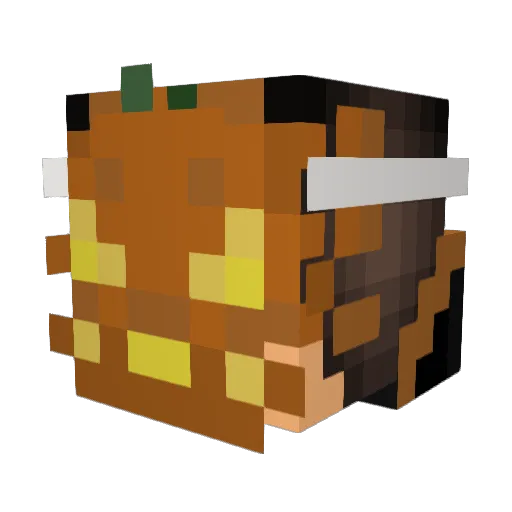 KingAce_ Minecraft avatar head, 3D render
