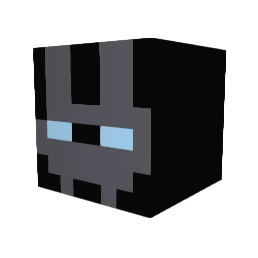 KingAlcatraz Minecraft avatar head, 3D render