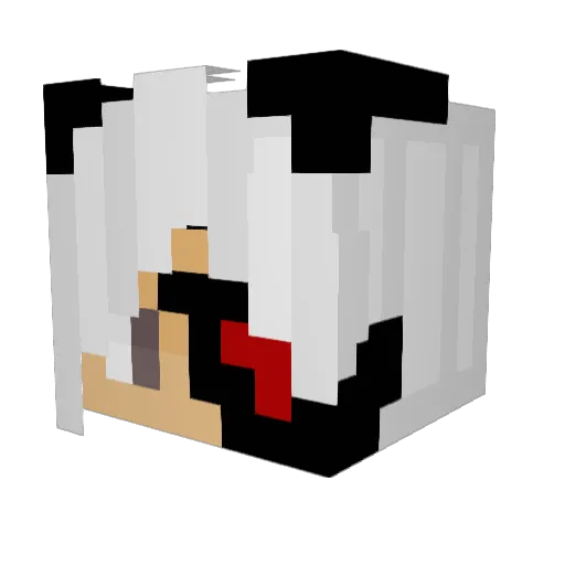 KingAlex014 Minecraft avatar head, 3D render
