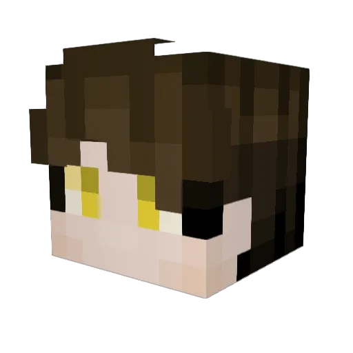 KingAlex1313 Minecraft avatar head, 3D render
