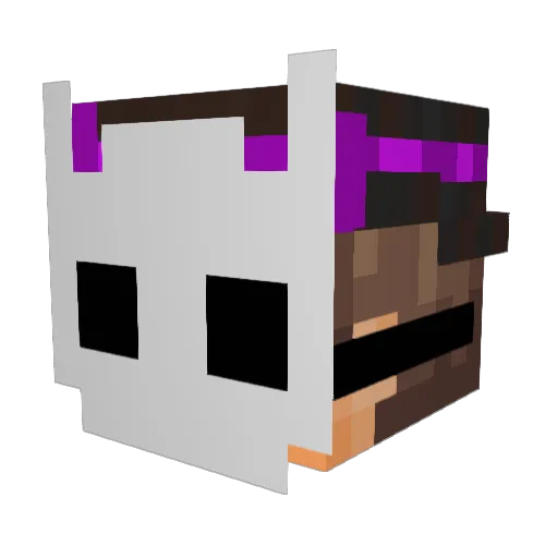 KingAlon2016 Minecraft avatar head, 3D render