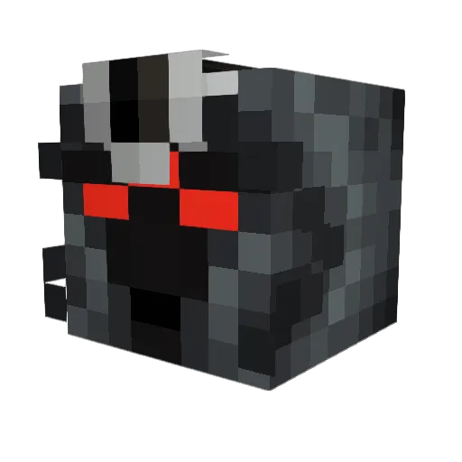 KingAres05 Minecraft avatar head, 3D render