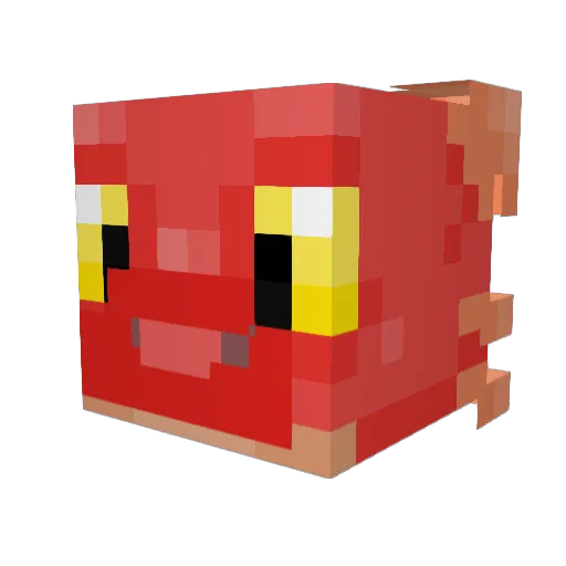 KingArkus Minecraft avatar head, 3D render