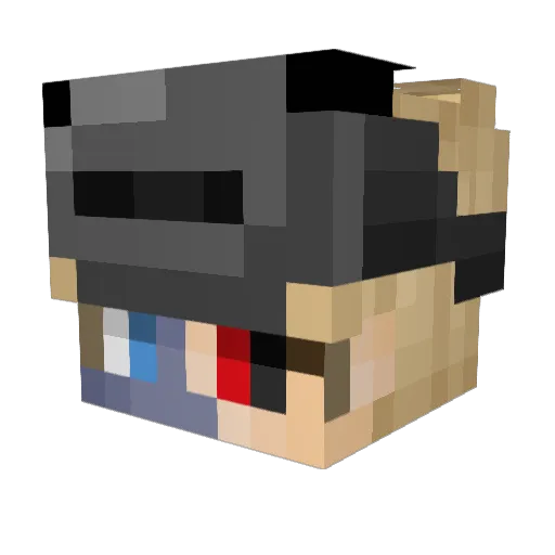 KingArrow88 Minecraft avatar head, 3D render