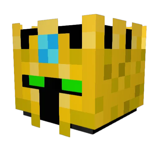 KingAwesome234 Minecraft avatar head, 3D render