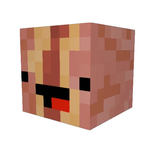 KingBaconator00 Minecraft avatar head, 3D render