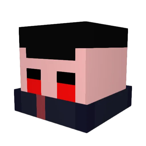 KingBaro Minecraft avatar head, 3D render