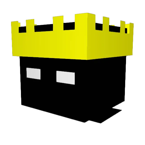 KingBatz Minecraft avatar head, 3D render