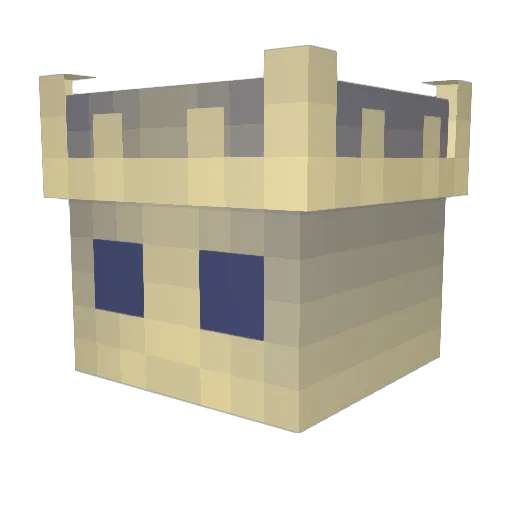 KingBercus Minecraft avatar head, 3D render