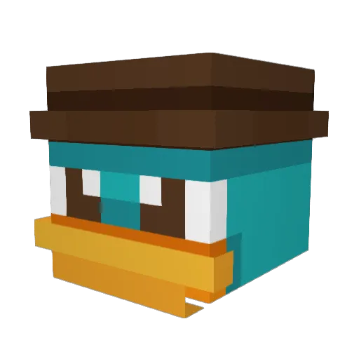 KingBoy7 Minecraft avatar head, 3D render