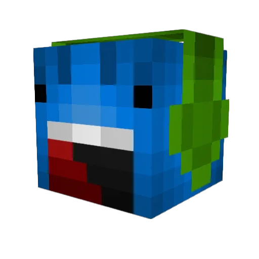 KingBrian3 Minecraft avatar head, 3D render