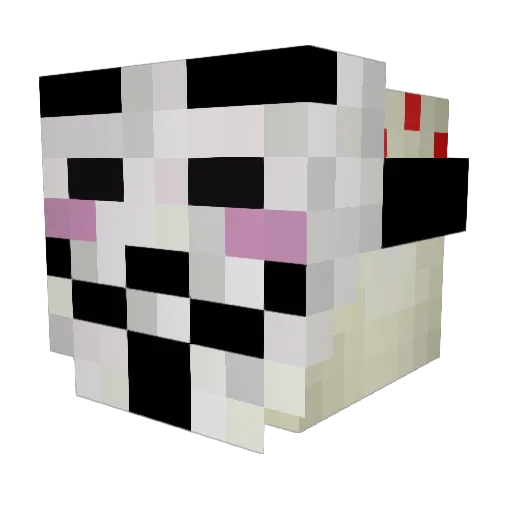 KingBrocco Minecraft avatar head, 3D render