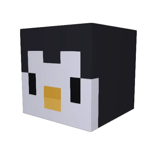 KingBuilder20 Minecraft avatar head, 3D render