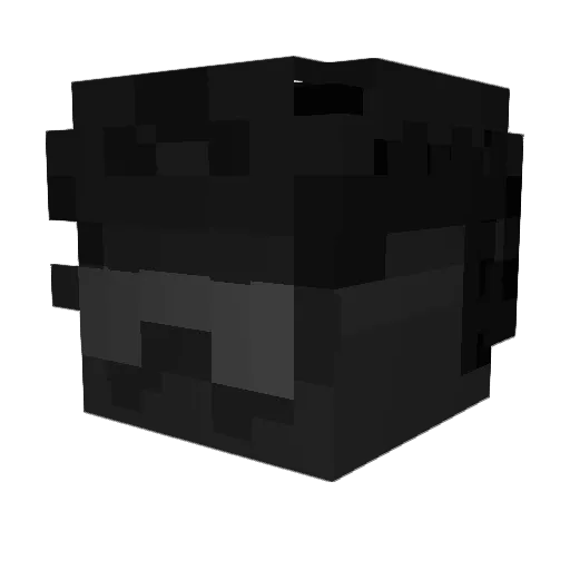 KingBurntToast Minecraft avatar head, 3D render