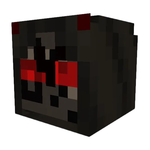 KingCPC Minecraft avatar head, 3D render