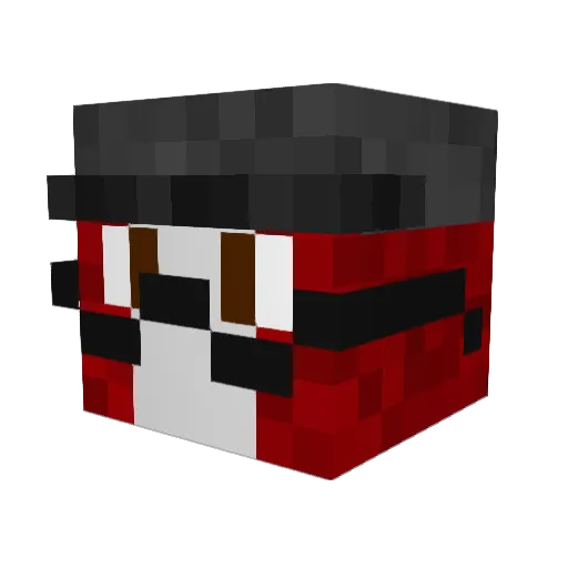 KingCanuck2814 Minecraft avatar head, 3D render