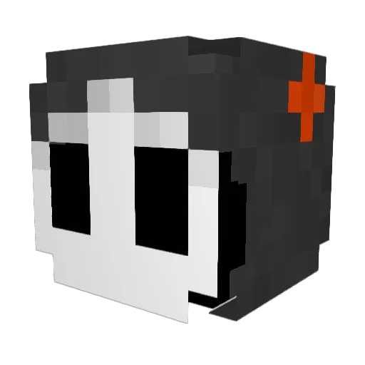 KingChaoss Minecraft avatar head, 3D render