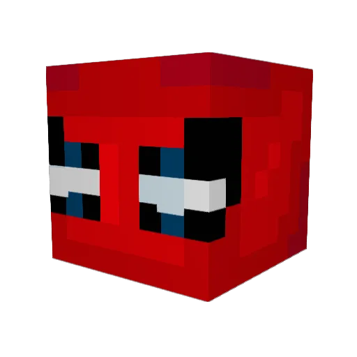 KingCharles_The3 Minecraft avatar head, 3D render