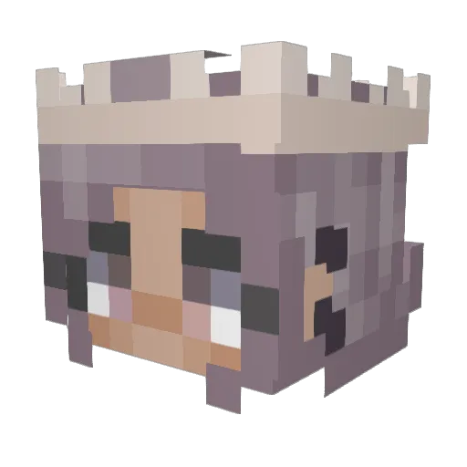 KingChris101 Minecraft avatar head, 3D render