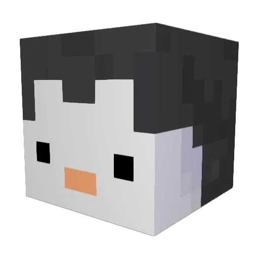 KingClarissa_RC Minecraft avatar head, 3D render