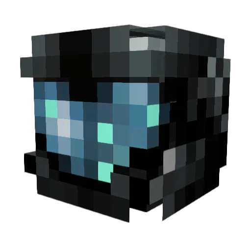 KingClove Minecraft avatar head, 3D render