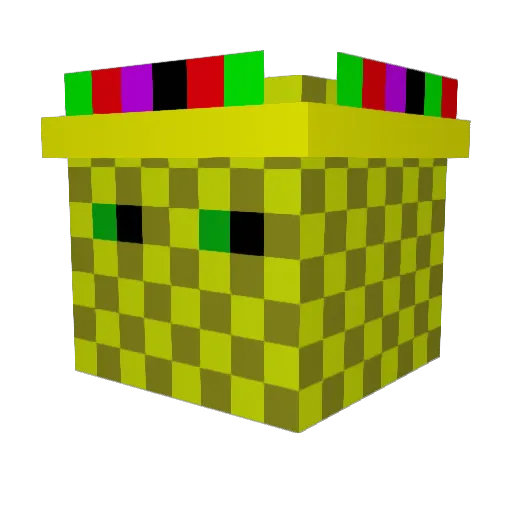 KingCob7 Minecraft avatar head, 3D render