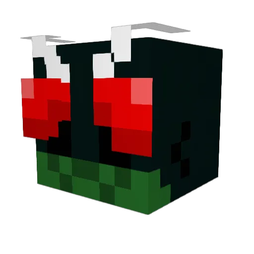 KingCrimsonGamer Minecraft avatar head, 3D render