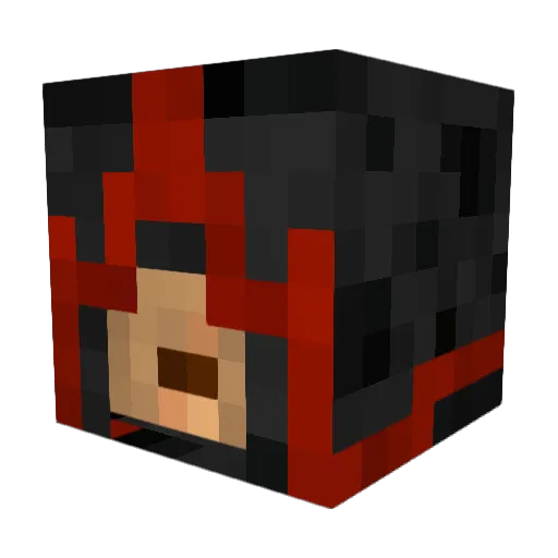 KingCulli Minecraft avatar head, 3D render