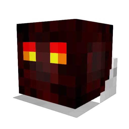 KingDC Minecraft avatar head, 3D render