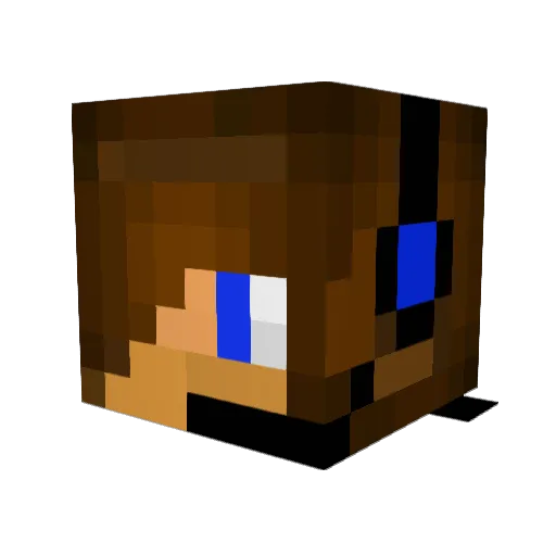 KingDavid78574 Minecraft avatar head, 3D render