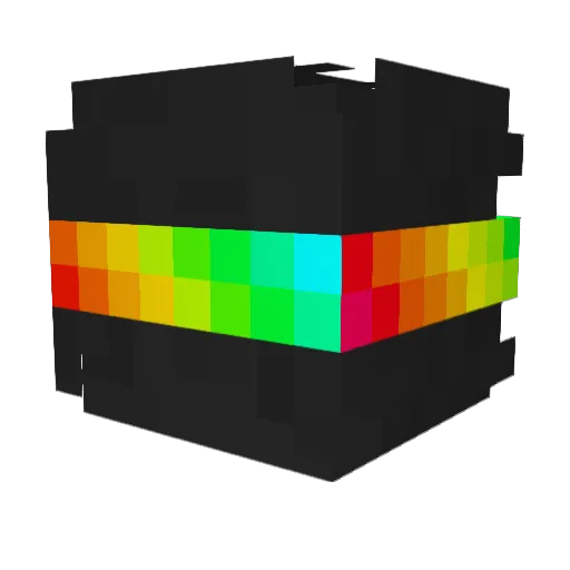 KingDavidXIII Minecraft avatar head, 3D render