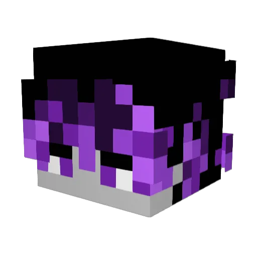 KingDom78 Minecraft avatar head, 3D render