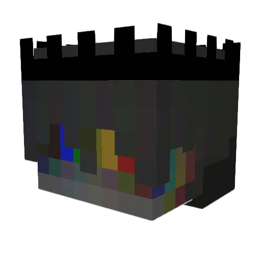 KingDucks_ Minecraft avatar head, 3D render