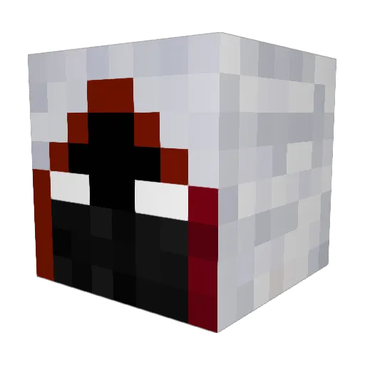 KingEKTD Minecraft avatar head, 3D render