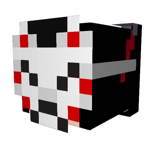 KingEM_exe Minecraft avatar head, 3D render