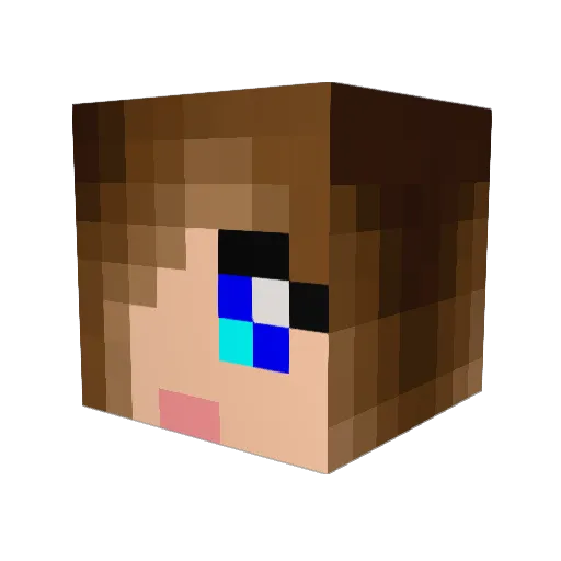 KingElias01 Minecraft avatar head, 3D render
