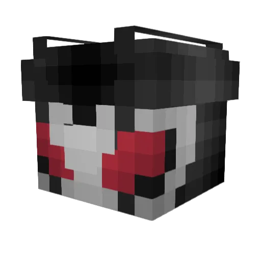 KingEnderman5000 Minecraft avatar head, 3D render